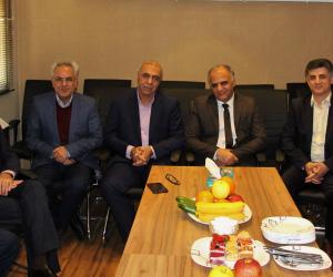 بازدید هیات عامل از دفتر نماینده برتر آقای علی کریمی